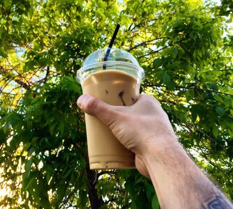 Мятный айс-кофе